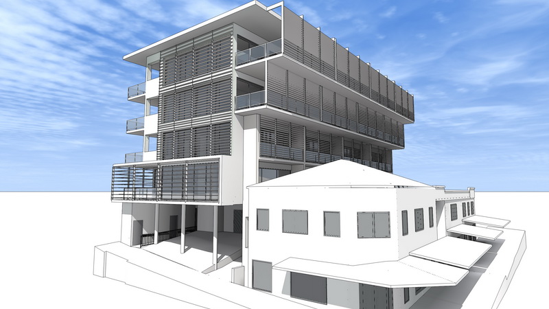 our work 2 kangaroo point infill mockup