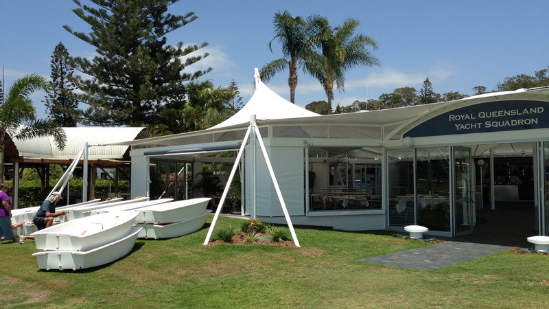 Completed pavilion